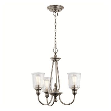 Elstead Lighting WAVERLY KL-WAVERLY3-CLP Lustre 3x60W/E27