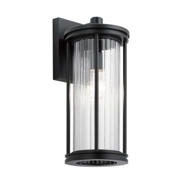 Kichler Barras KL-BARRAS2-M-BK Applique murale 1x40W/E27 IP44