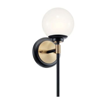 Kichler Benno KL-BENNO1-BK-CPZ Applique murale 1x3W/G9 3000K 300lm IP44