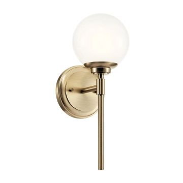 Kichler Benno KL-BENNO1-CPZ Applique murale 1x3W/G9 3000K 300lm IP44
