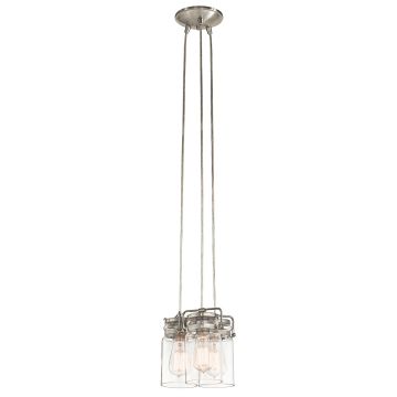 Kichler BRINLEY KL-BRINLEY3-NI Suspension lumineuse 3x60W/E27