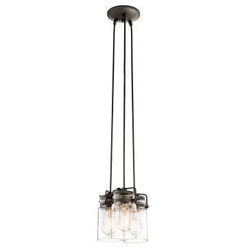 Kichler BRINLEY KL-BRINLEY3-OZ Suspension lumineuse 3x60W/E27