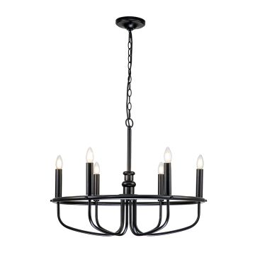Kichler Capitol Hill KL-CAPITOL-HILL6-BLK Lustre 6x40 W/E14