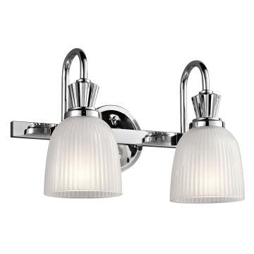 Kichler CORA KL-CORA2-BATH Applique murale 2x3,5W/G9 2x320LM IP44