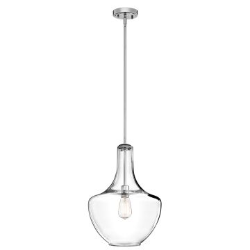 Kichler EVERLY KL-EVERLY-P-M-CH Suspension lumineuse 1x60W/E27