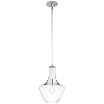 Kichler EVERLY KL-EVERLY-P-S-CH Suspension lumineuse 1x60W/E27