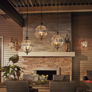 Kichler HALLERON KL-HALLERON-8M Suspension lumineuse 3x60W/E14 IP44