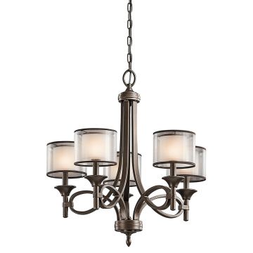 Kichler LACEY KL-LACEY5-MB Lustre 5x60W/E14