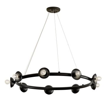 Kichler Palta KL-PALTA9-BK Lustre 9x40W/E14 IP20