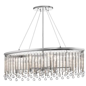 Kichler Piper KL-PIPER-ISLE-PC Suspension lumineuse 6x60W/E14