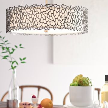 Kichler SILVER CORAL KL-SILVER-CORAL-P-B Suspension lumineuse 4x60W/E27