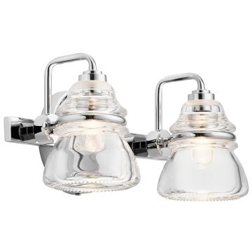 Kichler Talland KL-TALLAND2-PC-BATH Applique murale 2x3.5W/G9 IP44
