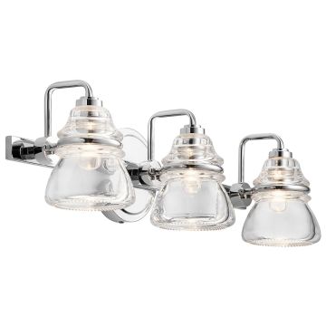 Kichler Talland KL-TALLAND3-PC-BATH Applique murale 3x3.5W/G9 IP44