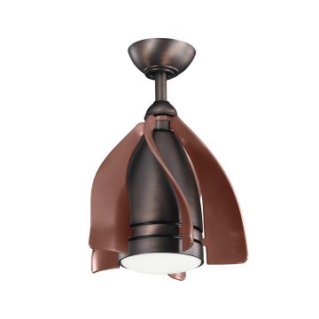 Kichler Terna KLF-TERNA-15-BB Ventilateur 1x10W/LED 3000K 1116 lm IP20