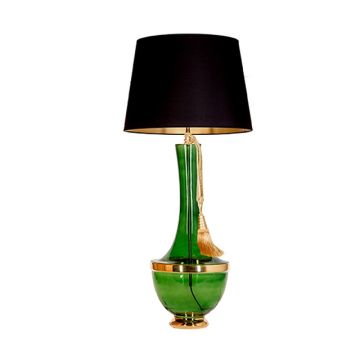 4Concepts TROYA GREEN L232272257 Lampe de table 1x60W/E27