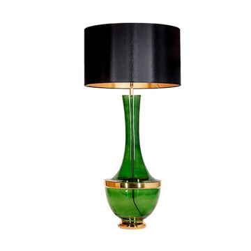 4Concepts TROYA GREEN L232272308 Lampe de table 1x60W/E27