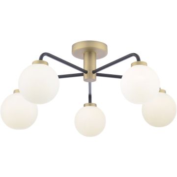 Dar Lighting Lainey LAI5454-02 Lampe de plafond 5x40w/g9 ip20