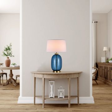 Light Prestige Amur LP-919/1T blue Lampe de table 1x60W/E27 IP20
