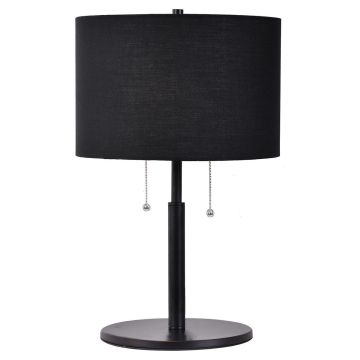 Light Prestige Fogo LP-0304/2T BK Lampe de table 2x15W/E27 IP20