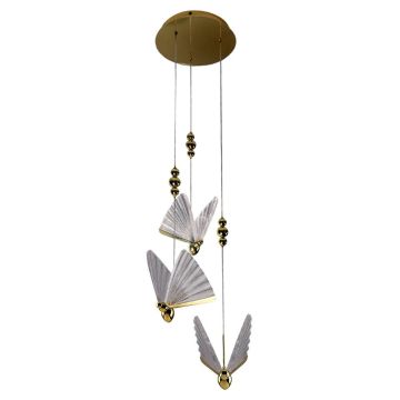 Light Prestige Mariposa LP-1715/3P Suspension lumineuse 3x24W/LED 3000K|4000K|6000K IP20