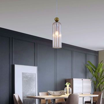 Light Prestige Piega LP-939/1P amber Suspension lumineuse 1x40W/E14 IP20