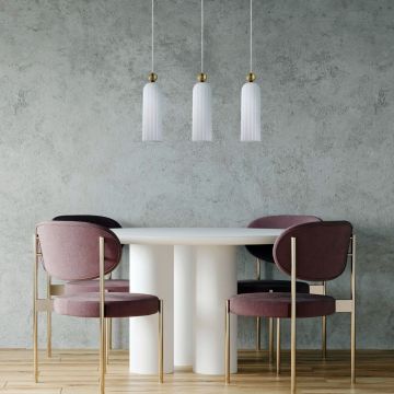 Light Prestige Piega LP-939/3L white Suspension lumineuse 3x40W/E14 IP20