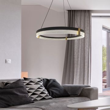 Light Prestige Plum LP-0407/1P M BK Triangle Suspension lumineuse 1x32W/LED 3000K|4000K|6000K IP20