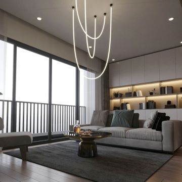 Light Prestige Rope Light LP-642/2M Smart Suspension lumineuse 1x25W/LED 2700K-6500K 6600 lm IP20