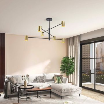 Light Prestige Snow LP-731/6P GD Lampe de plafond 6x50W/GU10 IP20