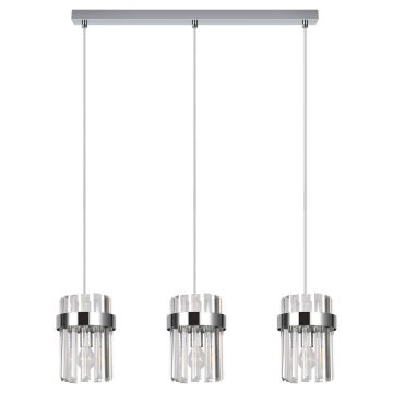 Light Prestige Vetro LP-2910/3L CH Suspension lumineuse 3x10W/E14 IP20