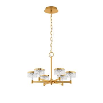 Luces Exclusivas MINEROS LE44585 Lustre 6x38W/led 3000k IP20 2399lm