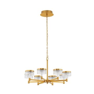 Luces Exclusivas MINEROS LE44586 Lustre 8x48W/led 3000k IP20 3094lm