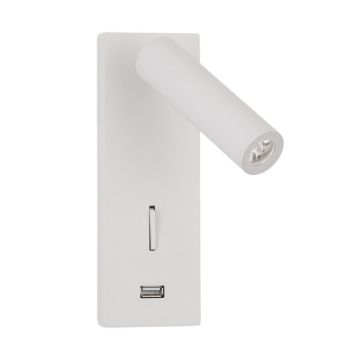 Luces Exclusivas ZARZAL LE42224 Applique murale 1x3W/led 3000k IP20 210lm