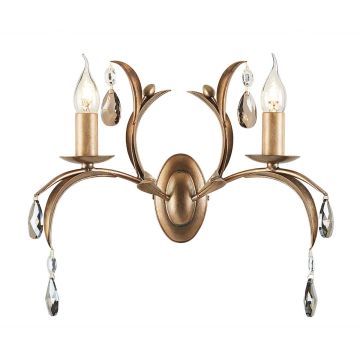 Elstead Lighting LILY LL2-ANT-BRZ Applique murale 2x60W/E14