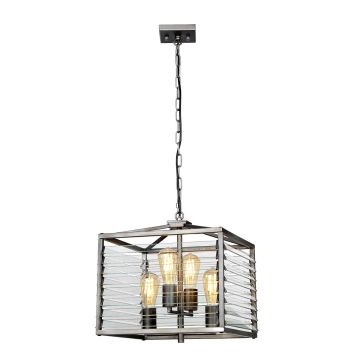Elstead Lighting Louvre LOUVRE-4P Suspension lumineuse 4x60W/E27