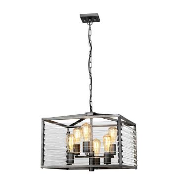 Elstead Lighting Louvre LOUVRE-6P Suspension lumineuse 6x60W/E27