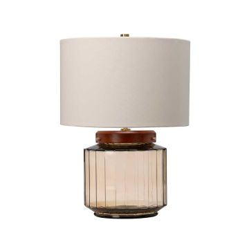 Elstead Lighting LUGA LUGA-TL-SMOKE Lampe de table 1x60W/E27