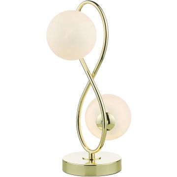 Dar Lighting Lysandra LYS4235 Lampe de table 2x40w/g9