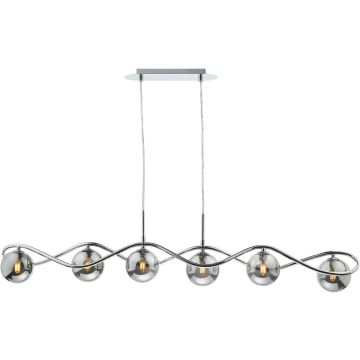 Dar Lighting Lysandra LYS6250 Suspension lumineuse 6x40w/g9