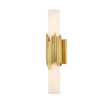 Elstead Lighting Marvele MARVELE-2WB-AB-OPAL Applique murale 2x4W/G9 3000K 800lm IP44