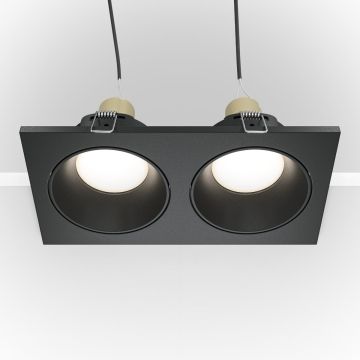 Maytoni ZOOM DL033-2-02B Spot encastré 2x50W/GU10 IP65