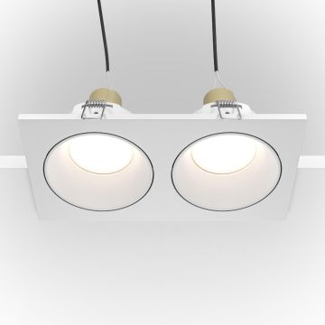 Maytoni ZOOM DL033-2-02W Spot encastré 2x50W/GU10 IP65