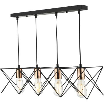 Dar Lighting Midi MID0422 Suspension lumineuse 4x40w/e27