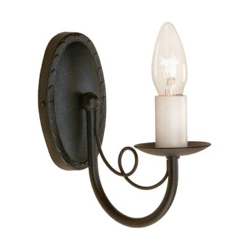 Elstead Lighting MINSTER MN1-BLACK Applique murale 1x60W/E14