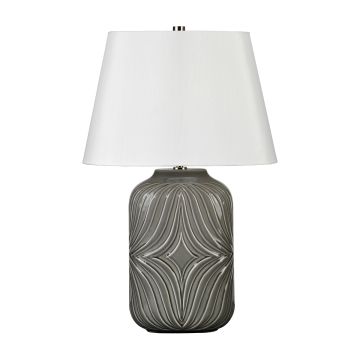 Elstead Lighting MUSE MUSE-TL-GREY Lampe de table 1x60W/E27
