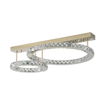 Zuma Line GIRONA MX3713-2-3GT Lampe de plafond 1x36W/LED 3000K 4200lm IP20
