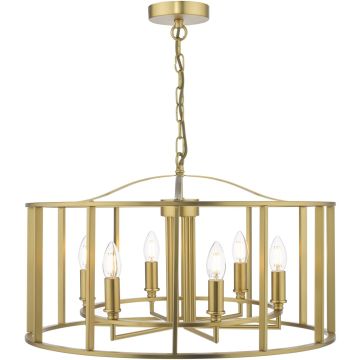 Dar Lighting Myka MYK0663 Lustre 6x40w/e14