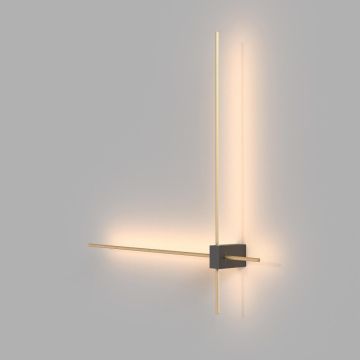 Maytoni PARS C070WL-L12GB3K Applique murale 2x12W/LED 3000K 1050LM IP20