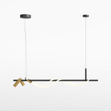 Maytoni TAU MOD166PL-L30GB3K Suspension lumineuse 4x42W/LED 3000K 1500LM IP20