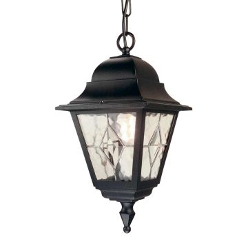 Elstead Lighting NORFOLK NR9-BLK Suspension lumineuse 1x60W/E27 IP43